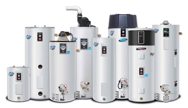 bradford white hot water heaters