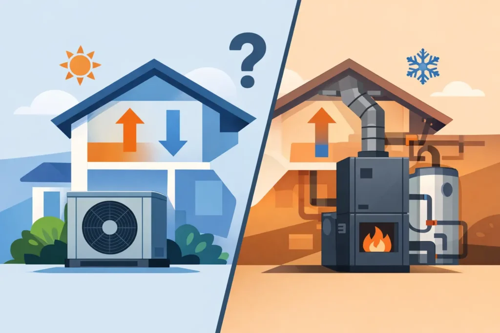Heat Pump Versus Furnace: Which Fits?